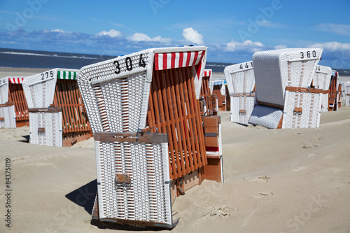 Strandkörbe am Strand