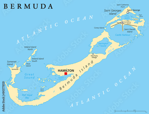 Bermuda Political Map