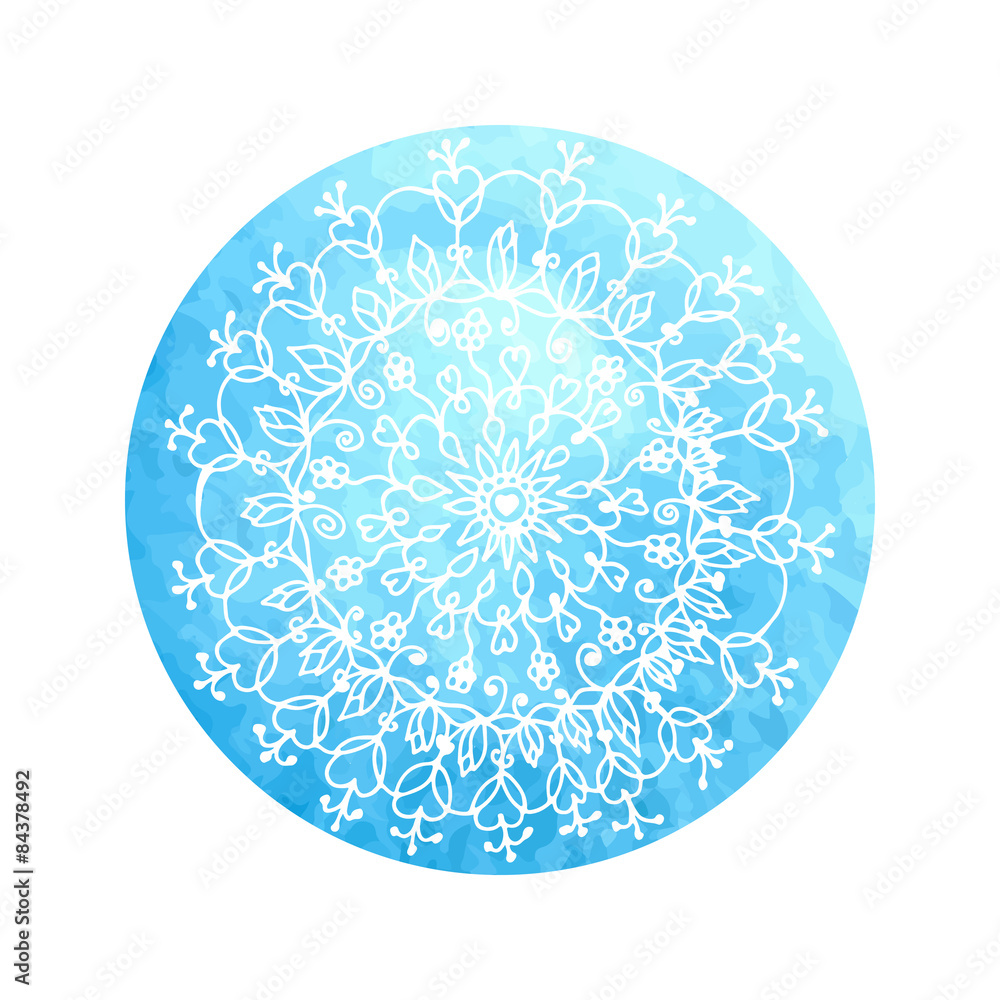 Indian flower mandala Indian flower mandala