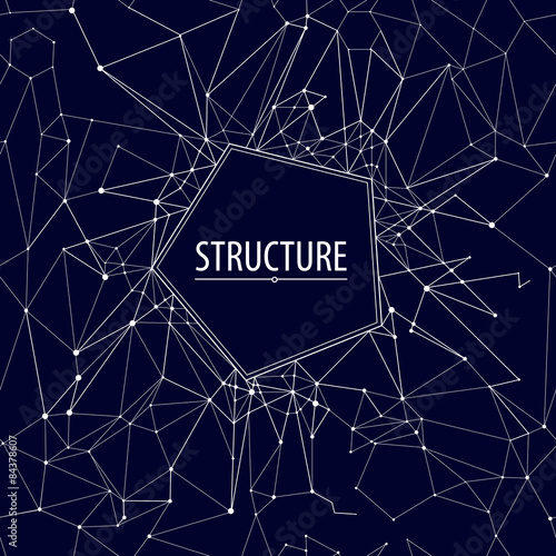 Abstract structure.Vector illustration.Seamless pattern