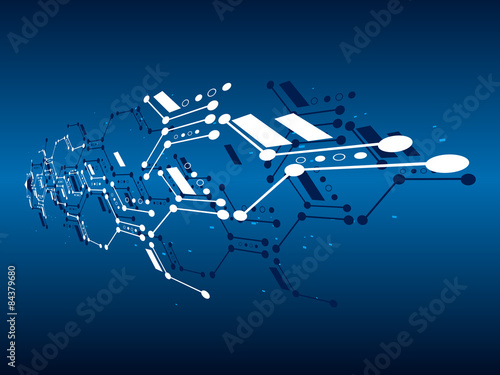 Network technology background.Vector illustration EPS10