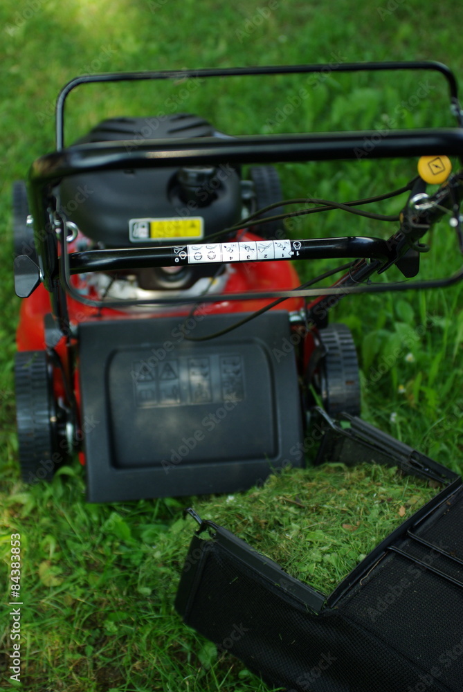 Fototapeta premium Rasen mähen