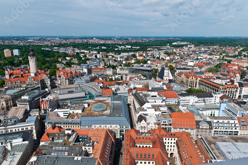 Blick vom Uniriesen Leipzig