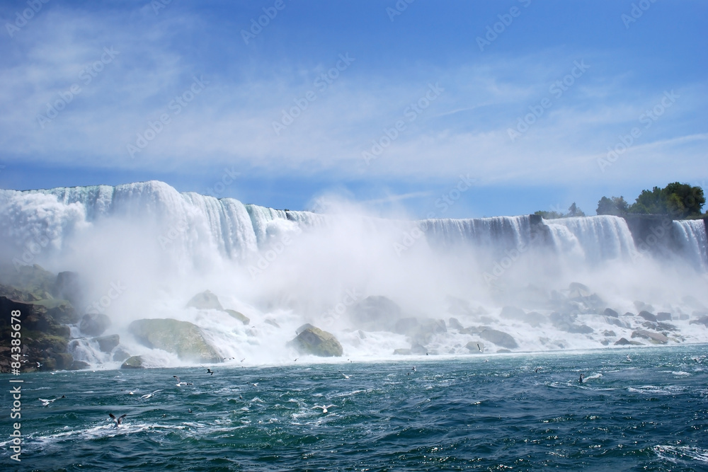 Fototapeta premium Niagara Falls Mist in New York, USA