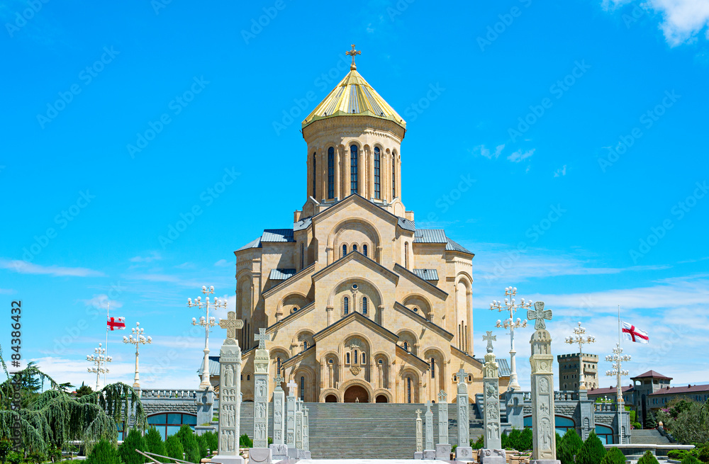 Obraz premium Sameba church, Tbilisi