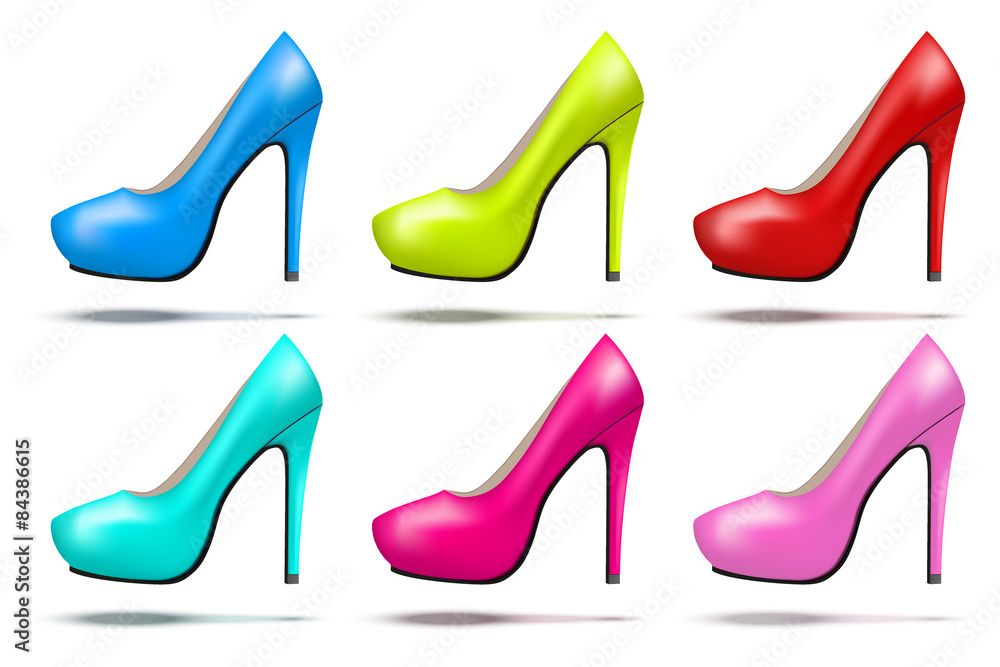 Bright modern high heels pump woman shoes Bright modern high heels pump woman shoes