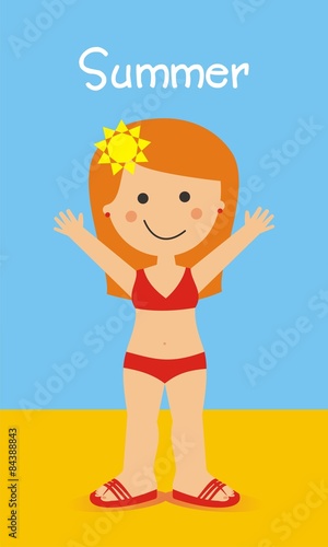 Niña en verano CF TEX