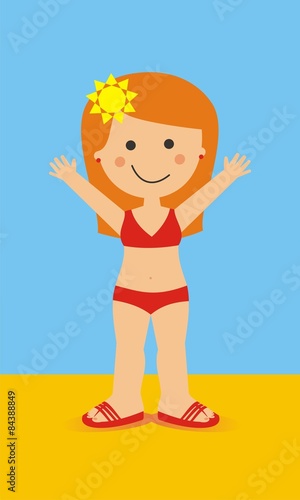 Niña en verano CF