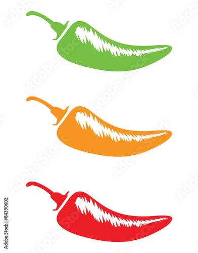 chilli silhouettes