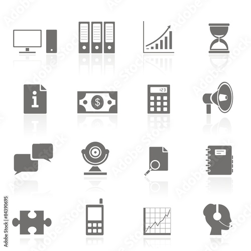 16 business icons FB reflejo serie 2