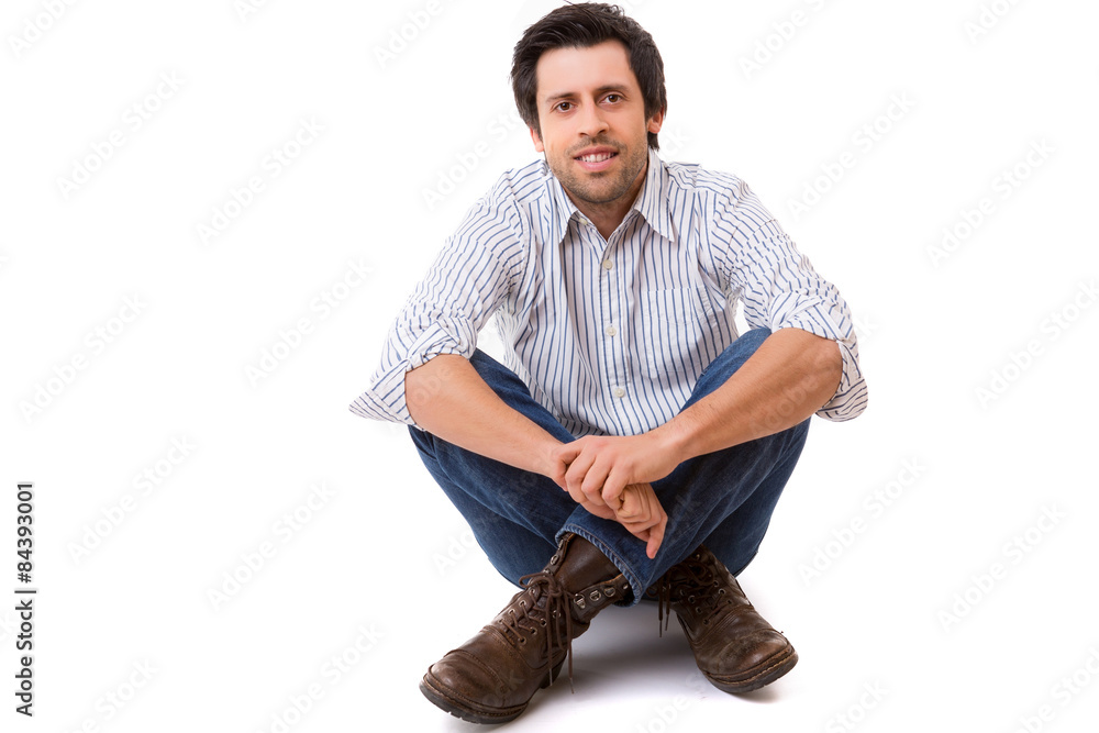 Man posing Man posing