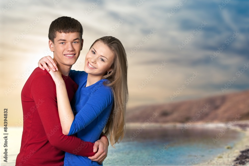 Fototapeta premium Young Couple, Couple, Young Adult.