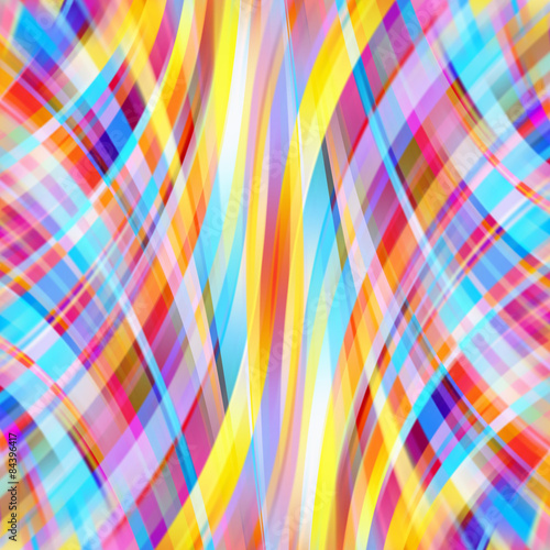Colorful smooth light lines background © tashechka