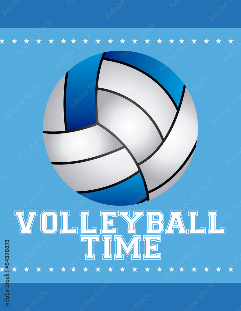 Fototapeta premium volleyball emblem design