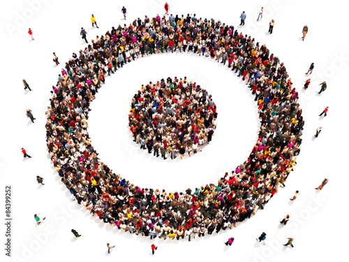 Photography People on target with there goals and carrier choices concept
