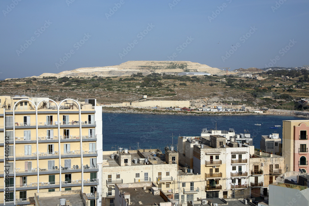 Qawra on Malta