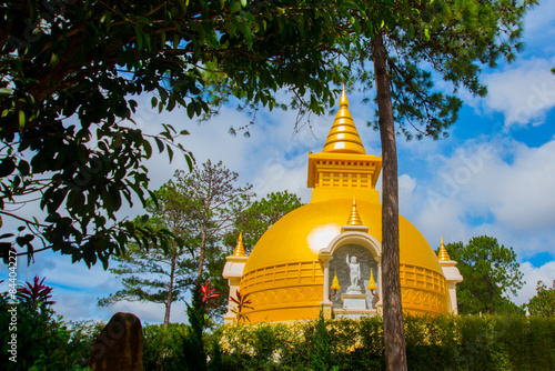 Buddhist complex PAAs Lamy.Vietnam Dalat. photo