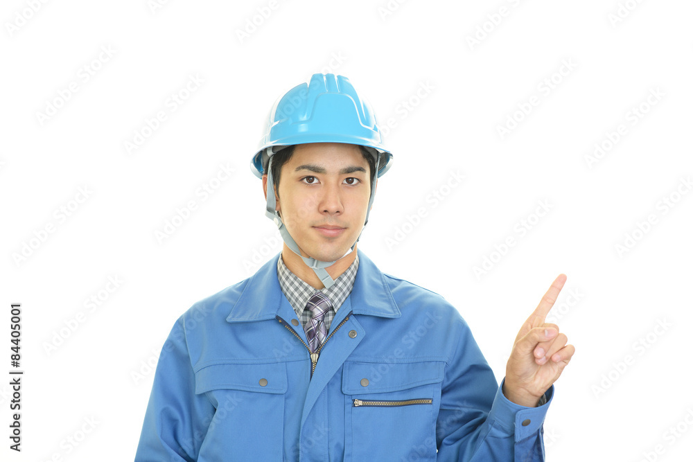 笑顔の労働者 笑顔の労働者
