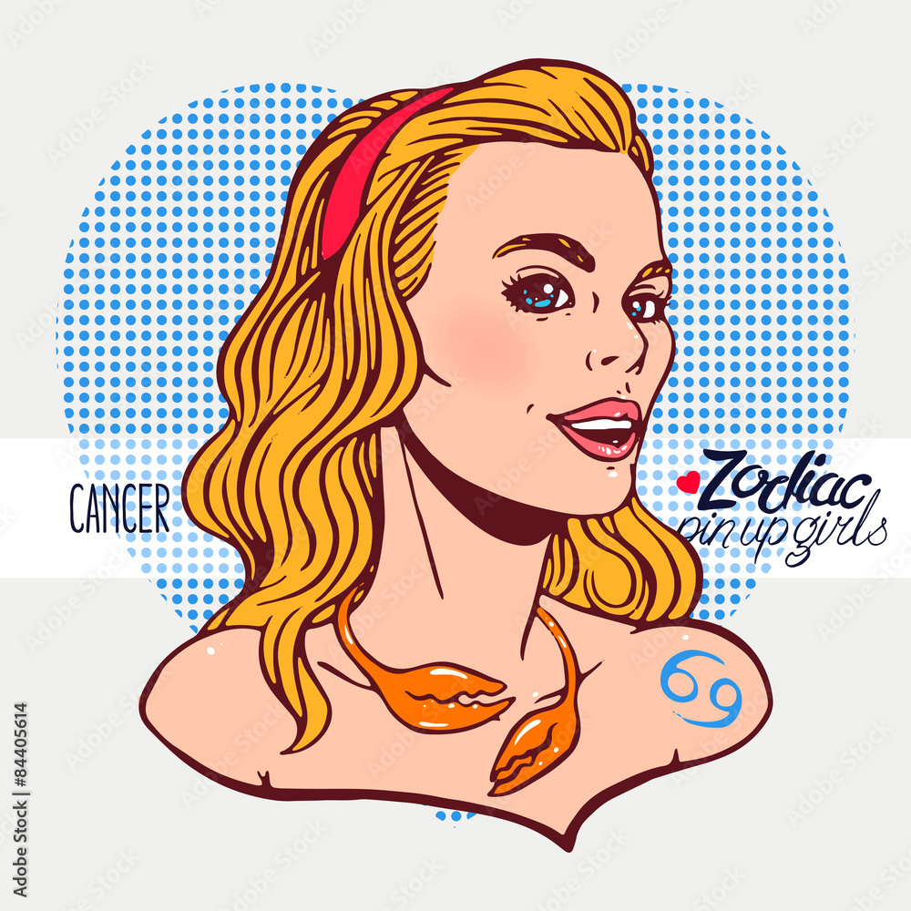 Fototapeta premium Zodiac signs - Cancer