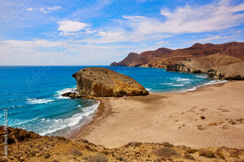 Almeria Playa del Monsul beach at Cabo de Gata photo