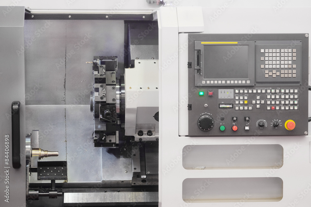 The image of metal-working machine The image of metal-working machine