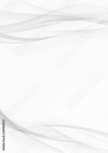 Abstract transparent wave document lines layout