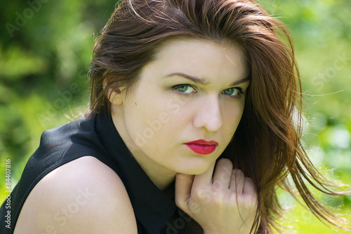 Temptation/Young women and nature view