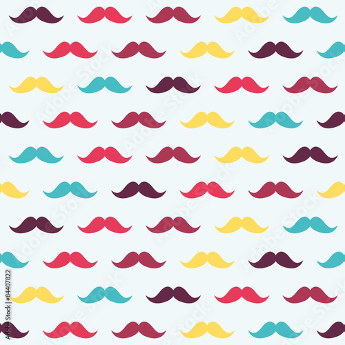 Colors mustache background