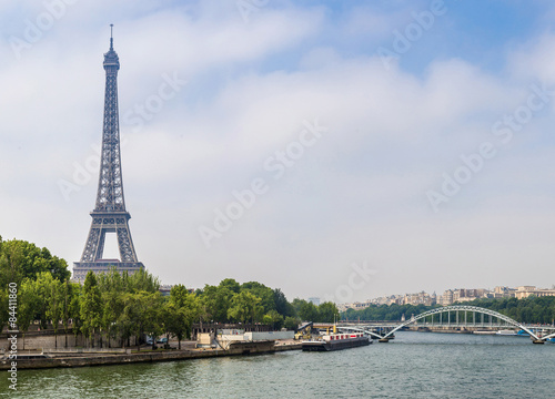 Seine in Paris and Eiffel tower © Sergii Figurnyi