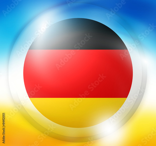 Germany Flag Sunny Bright
