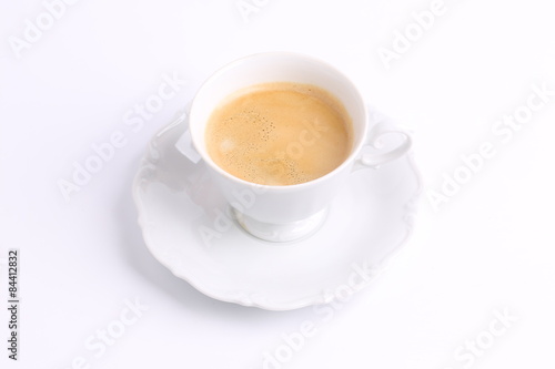 coffee white mug isolated on white background ceramic china chicory