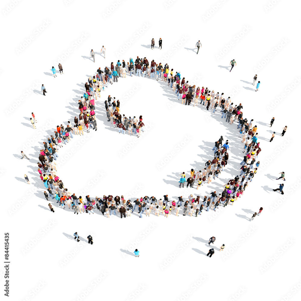 people in the shape of clouds. people in the shape of clouds.