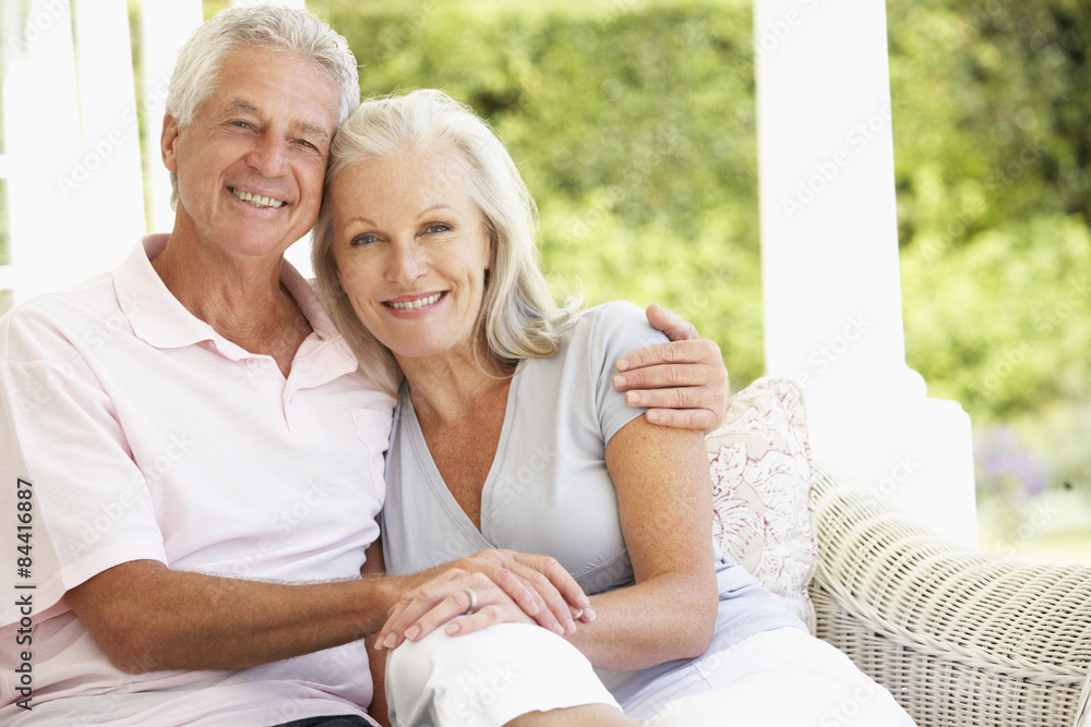 Portrait Of Romantic Senior Couple Portrait Of Romantic Senior Couple