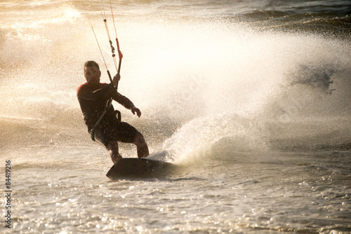 Konstfotografi Kitesurfer