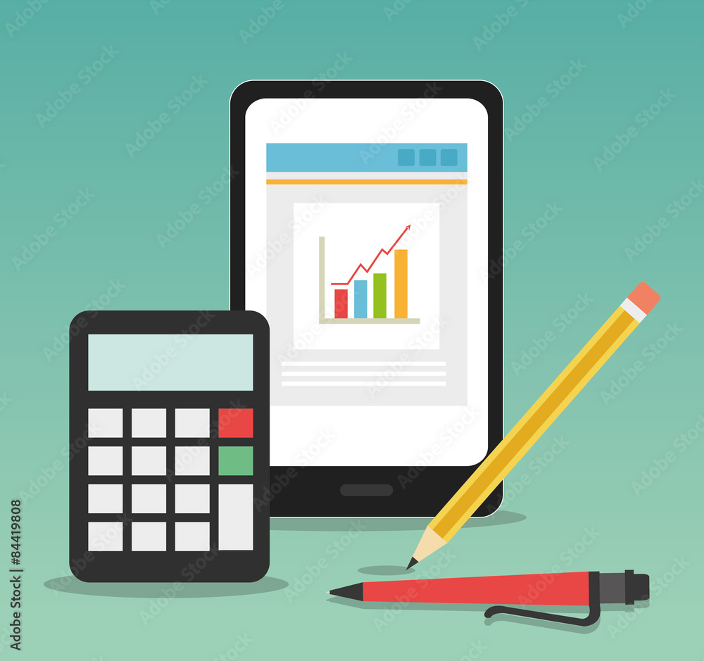 Financial Vector Design Illustration Financial Vector Design Illustration
