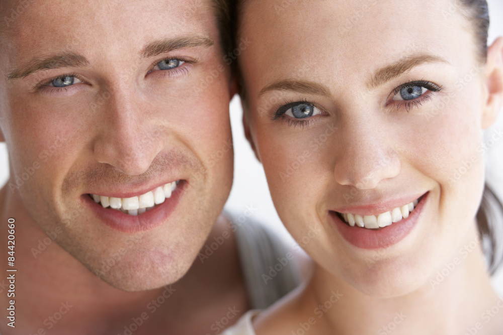 Portrait Of Smiling Couple Portrait Of Smiling Couple