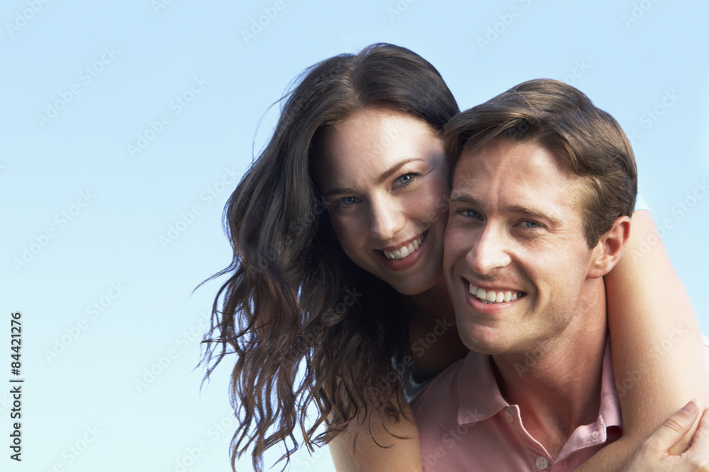Young Couple Having Fun Outside Young Couple Having Fun Outside