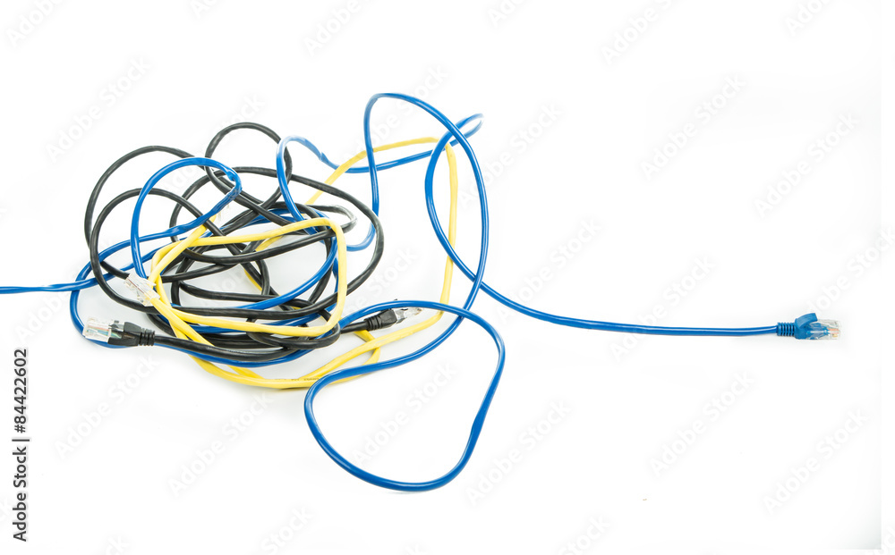 Wire internet line puzzle Wire internet line puzzle