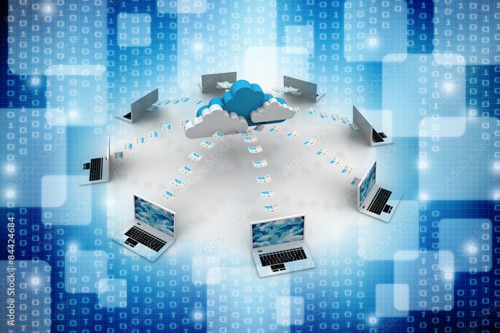 Obraz premium Computer Network
