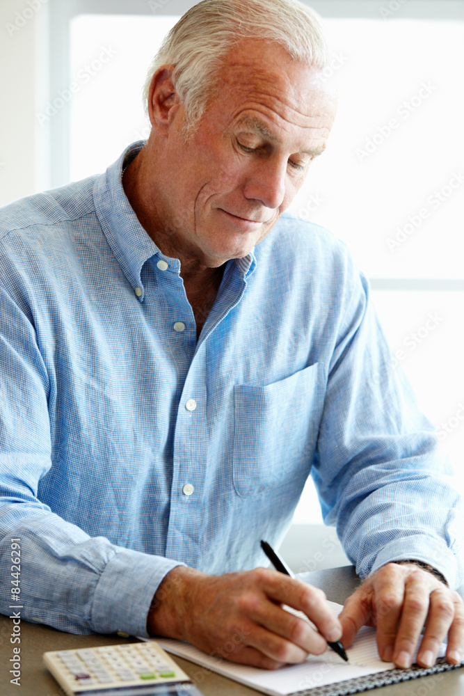 Mature student in class Mature student in class