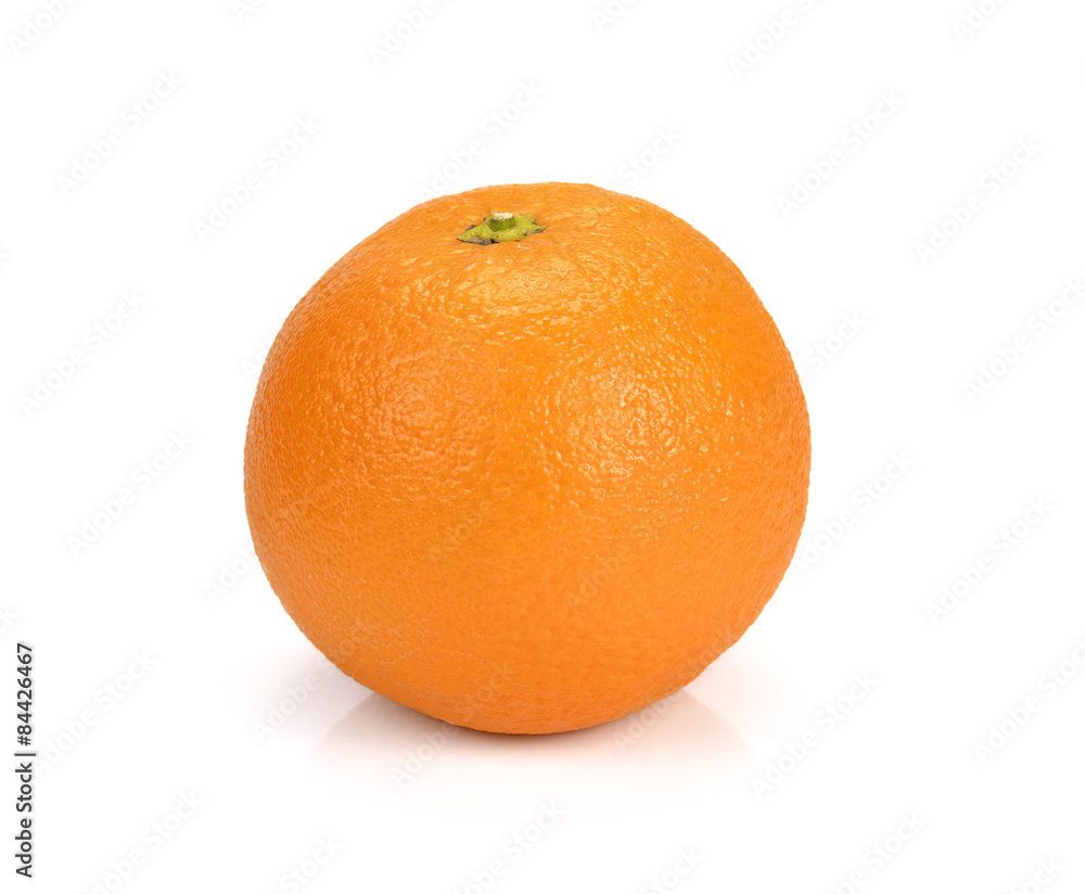 Orange fruit isolated on white background Orange fruit isolated on white background