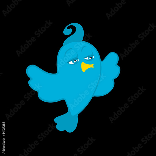 Vector Illustration Blue Bird