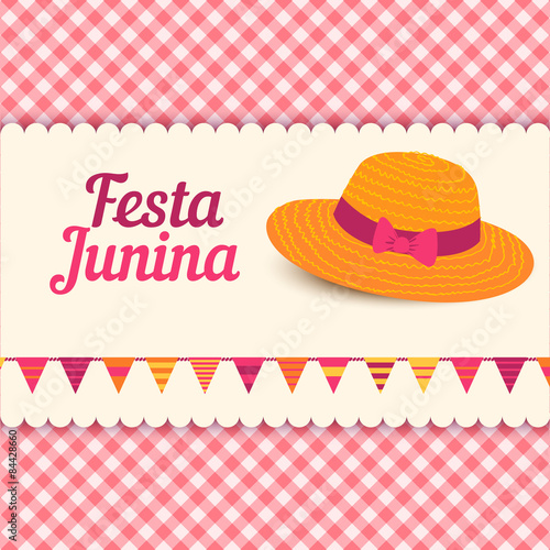 Festa Junina illustration - Brazil june festival