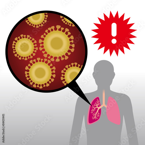 Virus disease image illustration