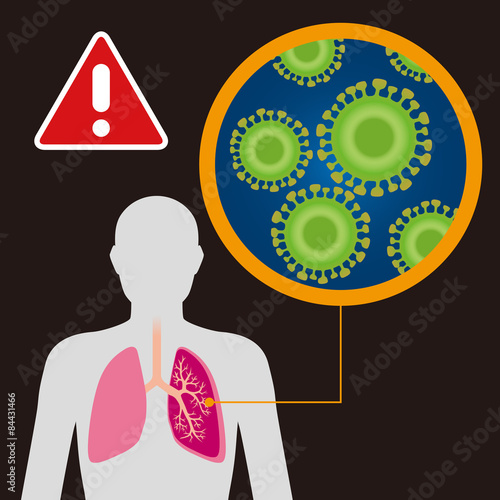 Virus disease image illustration