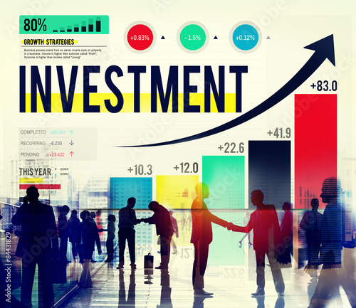 Investment Stock Market Money Planning Financial Management Concept 