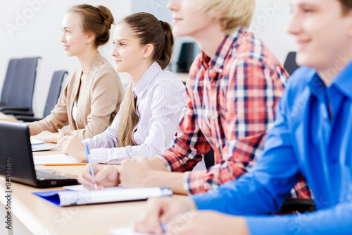 Students at lesson