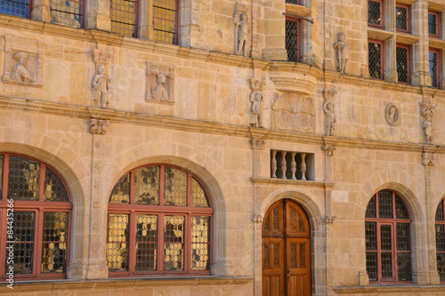 Saone et Loire, the picturesque city of Paray le Monial photo