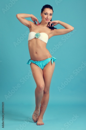 beautiful girl in a bathing suit © zhagunov_a