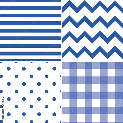 Pattern Collection Vector Seamless Retro Background
